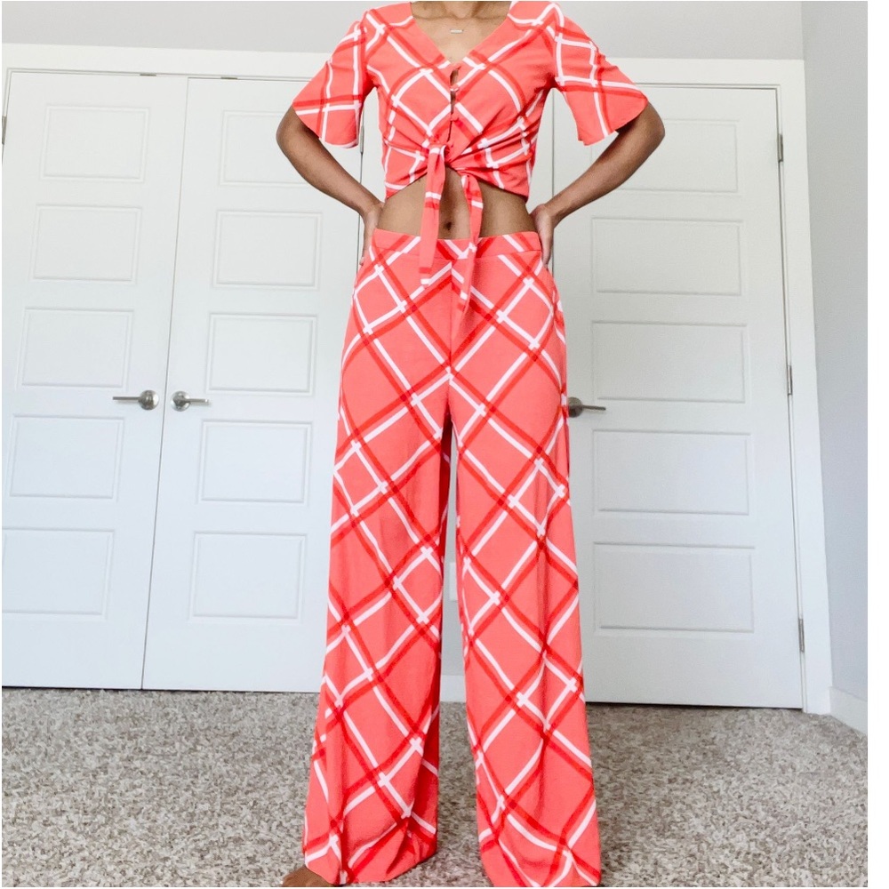 Orange Top and Trouser Set - Picture 5 of 6